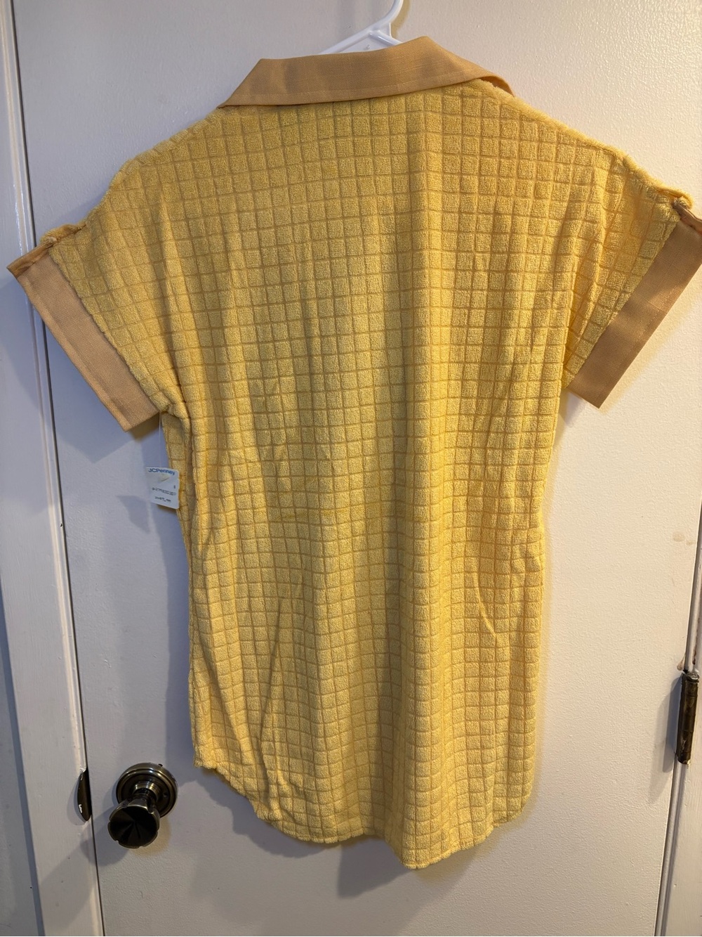 NWT Vintage JC Penny Tea Party Terry Cloth Women’s Polo L - Picture 4 of 7